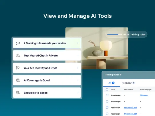 Wix Smart Chat screenshot