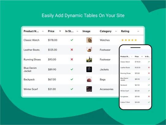 Table PRO screenshot