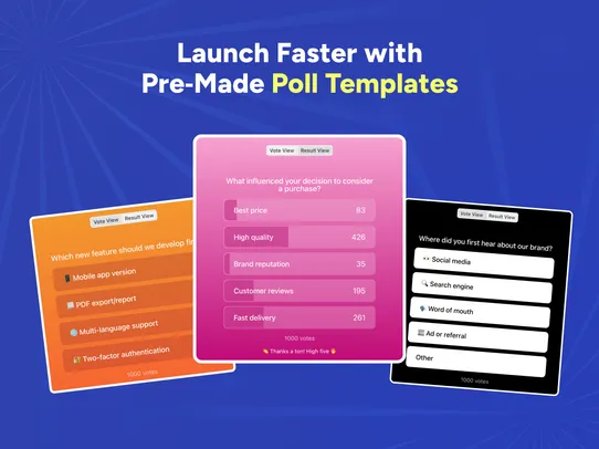 Polls screenshot