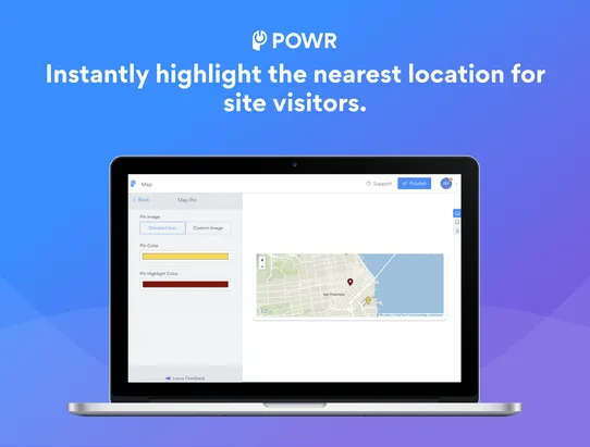 Store Location Map screenshot