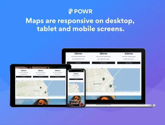 Store Location Map screenshot