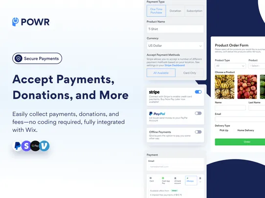 Forms &amp; Payments screenshot