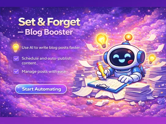 AI Blog Booster - Set &amp; Forget screenshot