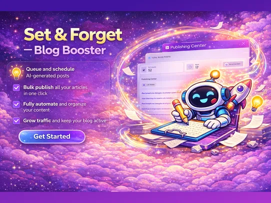 AI Blog Booster - Set &amp; Forget screenshot