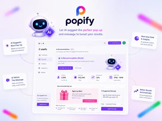 Popup Sales Pop, Email &amp; Coupons by Popify screenshot