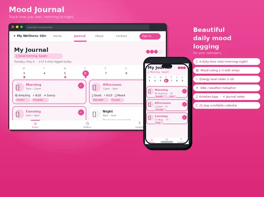 Mood Journal screenshot