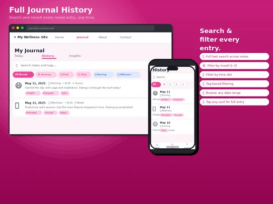 Mood Journal screenshot