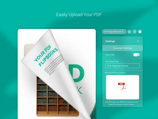 PDF 3D Flipbook screenshot