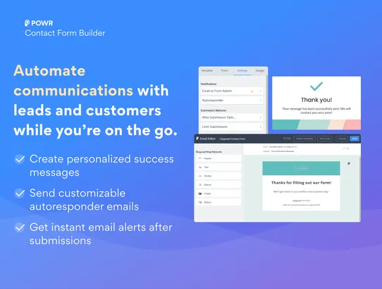 Contact Form screenshot