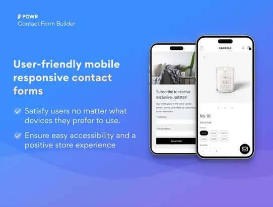 Contact Form screenshot