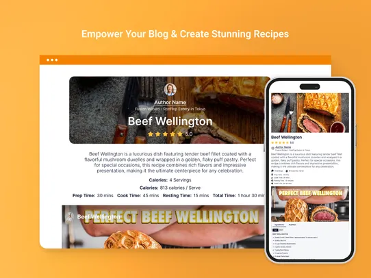 Blog Recipes screenshot