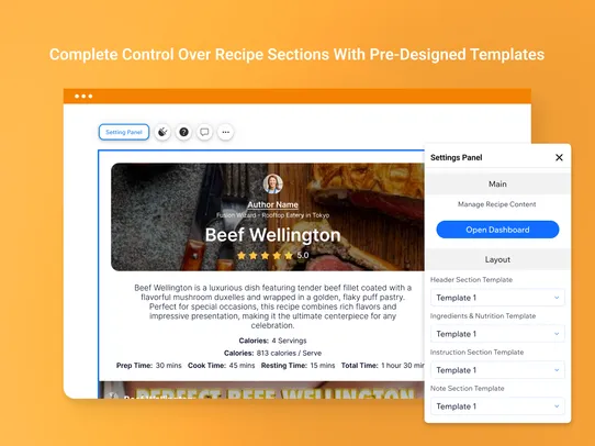 Blog Recipes screenshot