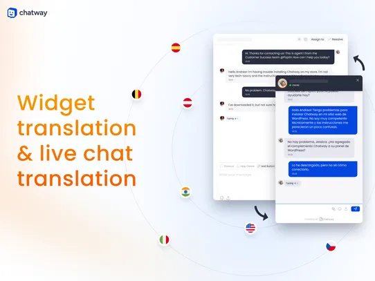 Chatway AI Live Chat, WhatsApp screenshot