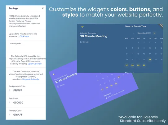 Calendly Connector Booking screenshot