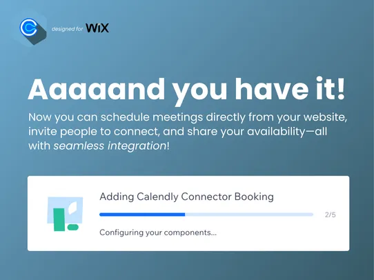 Calendly Connector Booking screenshot