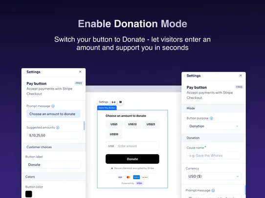 Stripe Payment Button screenshot