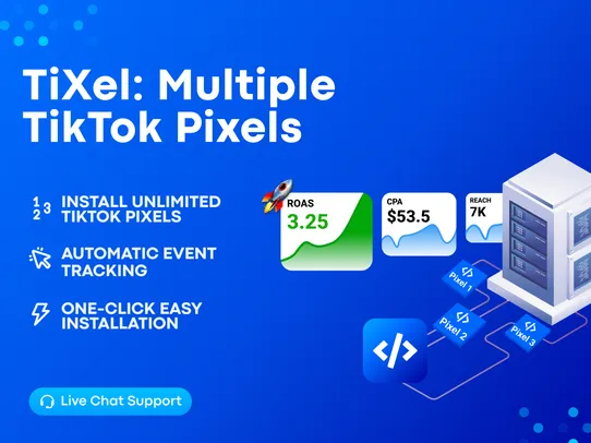 TiXel ‑ Multiple TikTok Pixels screenshot