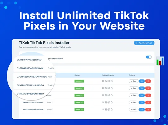 TiXel ‑ Multiple TikTok Pixels screenshot