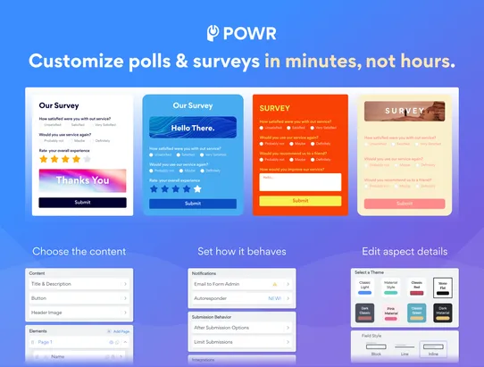 Survey screenshot