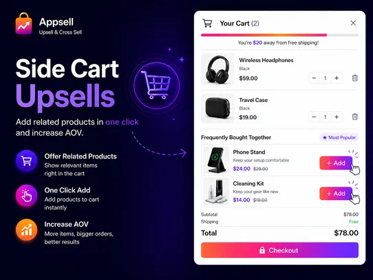 Upsell &amp; Cross Sell By Appsell screenshot
