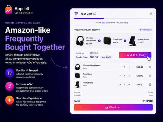 Upsell &amp; Cross Sell By Appsell screenshot