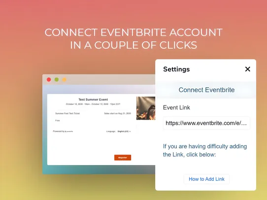 Eventbrite screenshot