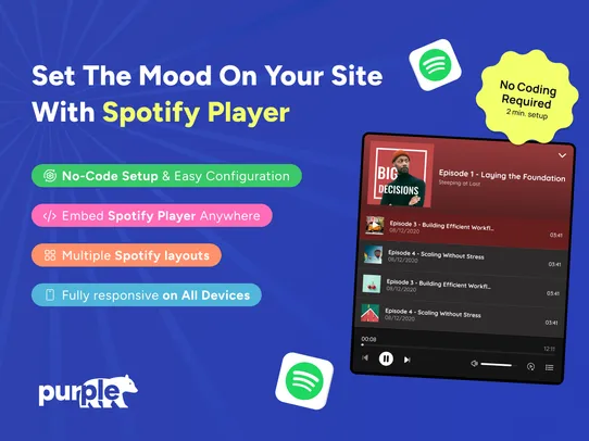 Spotify Player screenshot