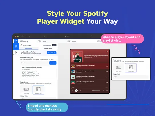 Spotify Player screenshot
