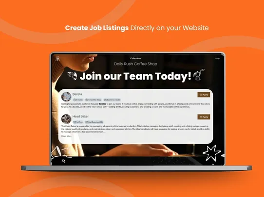 Careers Page and Job Board screenshot