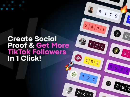 TikTok Follow Us &amp; Hit Counter screenshot