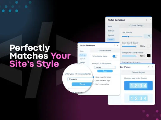 TikTok Follow Us &amp; Hit Counter screenshot