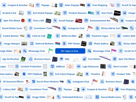 Image Slider, FAQ, GDPR+40Apps screenshot