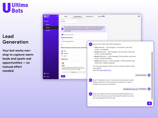 Instant AI &amp; Live Chatbot screenshot