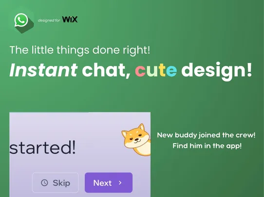 WhatsApp Chat Button screenshot