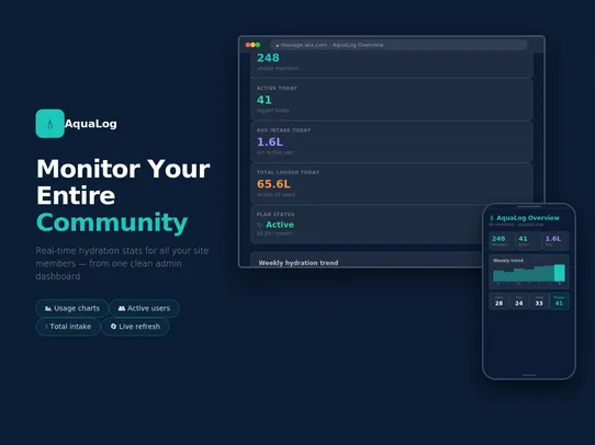 Aqua Log screenshot