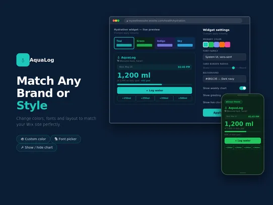 Aqua Log screenshot