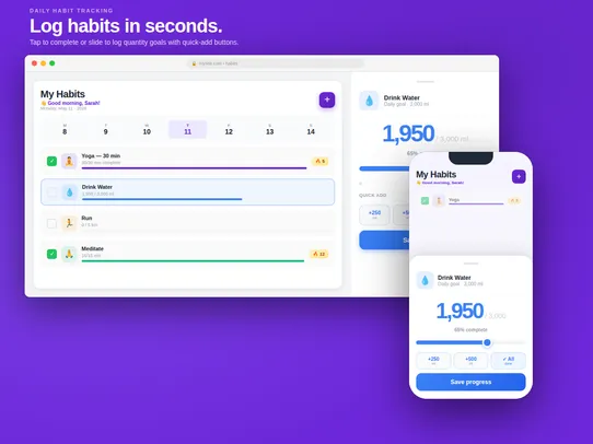 Habit Tracker screenshot