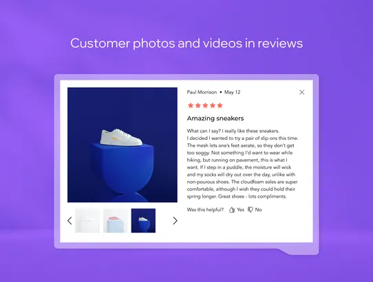 Wix Reviews App screenshot