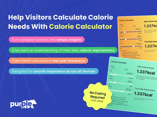 Calories Calculator screenshot