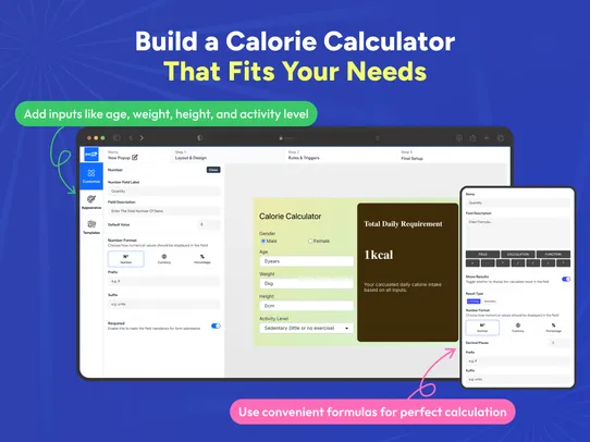 Calories Calculator screenshot