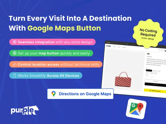 Google Maps Button screenshot