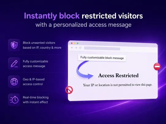 IP Country Blocker screenshot