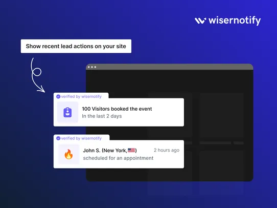 Wisernotify Social Proof App screenshot