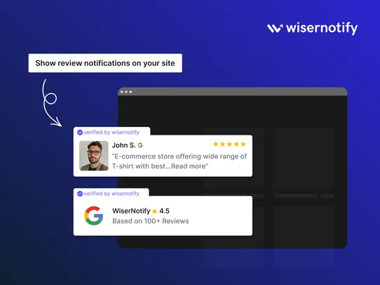 Wisernotify Social Proof App screenshot