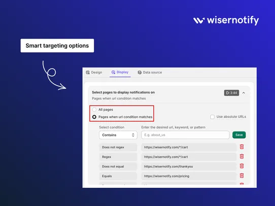 Wisernotify Social Proof App screenshot