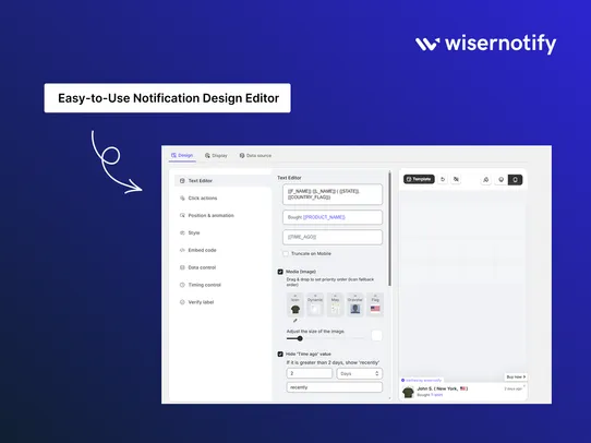Wisernotify Social Proof App screenshot
