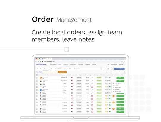 Multiorders Orders &amp; Inventory screenshot