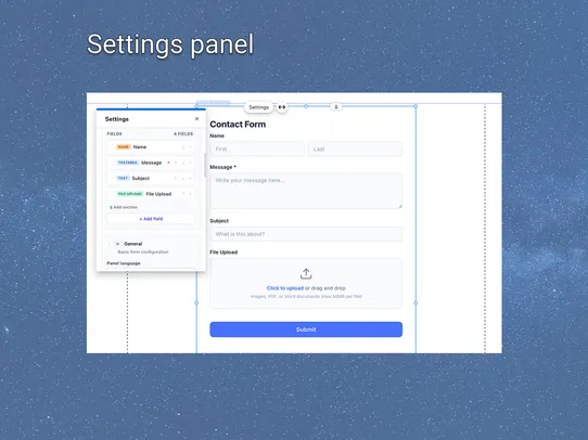 AI Form Builder screenshot