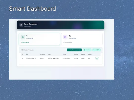 AI Form Builder screenshot