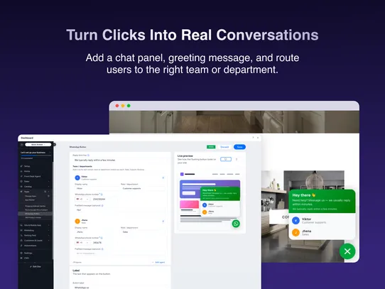 WhatsApp Chat Button screenshot